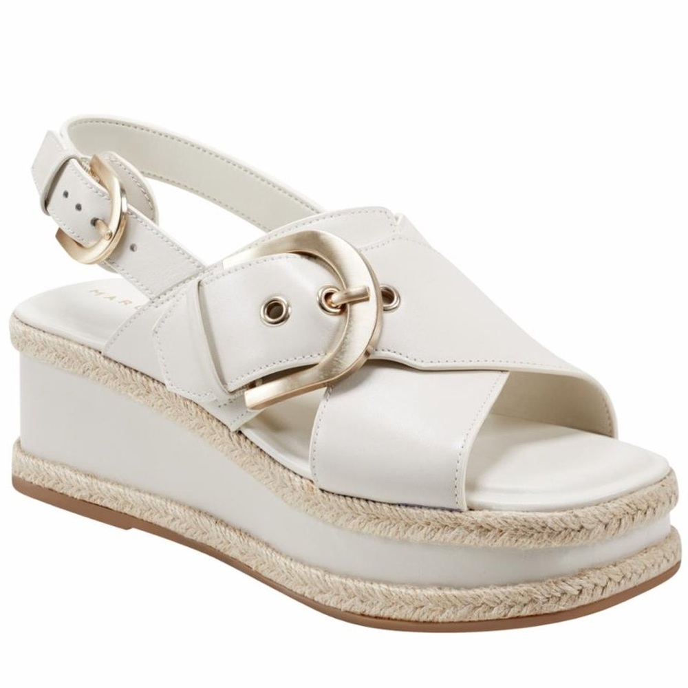 Marc Fisher LTD Women's Renda Espadrille Platform Sandals Sz 8M